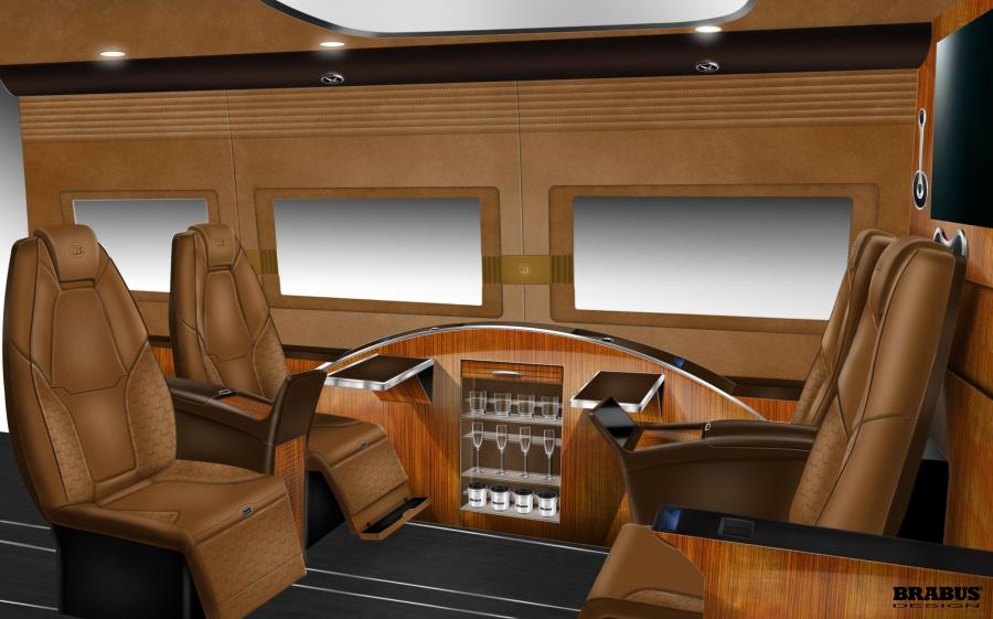 Интерьер Mercedes-Benz Sprinter Business Lounge by Brabus (Br.906) 2014 года  (фото 23 из 33)